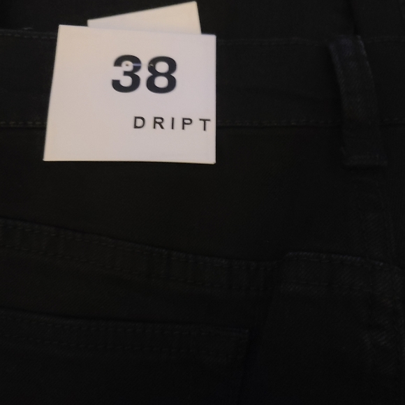 Dript Denim D.097 Racer Black Men's Skinny Jeans Size 38 NWT - Picture 8 of 9